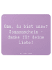 Mr. & Mrs. Panda Mauspad Spruch Oma Sonnenschein mit Spruch in Lavendeltraum