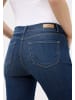 ANGELS  Slim Fit Jeans Jeans Cici Crop Slit mit Super Stretch Denim in blue used