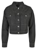 Urban Classics Denim Jacket in black stone washed