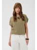 CULTURE Bluse kurzarm CUaniela Baggy fit in Dusky Green