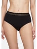 Triumph Midi Slip Feel of Modal in Schwarz / creme