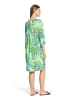 Betty Barclay Sommerkleid mit V-Ausschnitt in Green/Blue