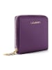 Lazarotti Bologna Leather Medium Zip-Around Geldbörse Leder 10 cm purple