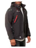 Geographical Norway Herren Regular Fit Softshelljacke  in Dark Grey