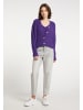 myMo Damen Stricktwinset in Lila