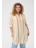 KAFFE curve Kleid KCmilana A-shape in Birch/Woodsmoke Stripes