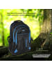 Bag Street Sportrucksack, Freizeitrucksack Synthetik schwarz, blau ca. 30cmx46cm hoch