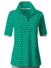 WITT WEIDEN Poloshirt in smaragd-getupft