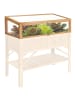tectake Frühbeet-Aufsatz  115 x 53 x 34 cm, braun