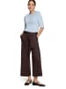 Zero  Culotte mit Bindegürtel in Chocolate Plum