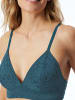 Schiesser Bügelloser BH Modern Lace mit herausnehmbaren Pads in Petrol