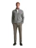 Marc O'Polo Zip-Strickjacke regular in Cloudy Grey Melange