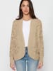 KOROSHI STRICKJACKE in beige