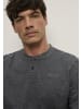 Bruno Banani Henleyshirt in anthrazit meliert
