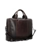 Leonhard Heyden Roma Aktentasche Leder 37 cm Laptopfach braun