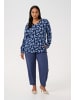 KAFFE curve Langarm-Bluse KCami Regular fit in Midnight M./Ebb&Flow Flower