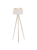 Mauro Ferretti Stehlampe mit weißen Federn cm Ø 46x147