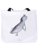 Mr. & Mrs. Panda Strandtasche Axolotl Schwimmen ohne Spruch in Weiß