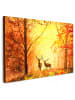 OnlyWow Leinwand Bilder Herbsthirsche