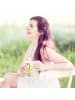 Mr. & Mrs. Panda Kaffeebecher Sommer Hippie mit Spruch in Gelb Pastell