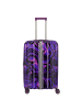 travelite Lascana Edition 4 Rollen Trolley M 65 cm mit Dehnfalte in purple swirl