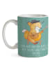 Mr. & Mrs. Panda Kaffeetasse Ukulele Magie mit Spruch in Meeresbrise