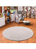 Snapstyle Hochflor-Teppich Palace Rund in grau