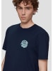 QS T-Shirt in 58D0_tiefblau