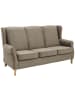 58 aufm Kessel SOFA 3-Sitzer Karlen Flachgewebe hellbraun