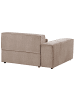 Beliani Sofaelement HELLNAR in Braun - (W) 131 x (H) 70 x (L) 126 cm