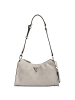 Guess Cresidia II Top Zip - Schultertasche 27 cm (black logo) in bone logo