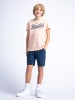 Petrol Industries Jogging-Shorts mit Allover-Muster Quiver in Blau