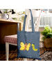 Mr. & Mrs. Panda canvas tasche Raupe Schmetterling ohne Spruch in Indigo Blue