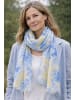 collezione alessandro Schal " Batik " in blau