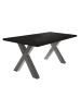 58 aufm Kessel ESSZIMMERTISCH Eike 4 140 x 90 x 75 Esstisch Graphit/Schwarzstahl