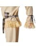 tectake Magier/Hexenmeister, in beige, Gr. XXL, Schnüren sowie Gürtel bindbar