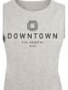 F4NT4STIC T-Shirt PLUS SIZE  Downtown LA Muster in grau meliert