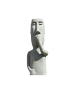 GILDE Skulptur "Nichts sagen" in Grau - H. 61,5 cm