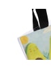 Mr. & Mrs. Panda Tote Bag Avocado Pärchen Design mit Spruch in Weiß