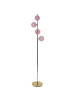 Beliani Stehleuchten ANADYR in Rosa/Gold - (W) 24 x (H) 157 x (L) 24 cm