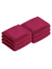 Vossen 6er Pack Handtuch in cranberry