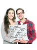 Mr. & Mrs. Panda Kissen Wir sind Schwestern. Wenn... mit Spruch in Weiß