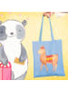 Mr. & Mrs. Panda Tragetasche Alpaka Stolz ohne Spruch in Sky Blue