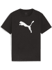 Puma T-Shirt "TeamRISE Logo Jersey Cotton Jr" in Schwarz