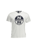 North Sails Weißes Baumwoll-T-Shirt