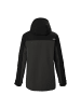 Killtec Funktionsjacke mit abzippbarer Kapuze in Steingrau071