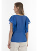 DreiMaster Vintage Damen Blusenshirt in Blau