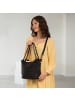 Florence Florence Schultertasche Leder schwarz ca. 38cm