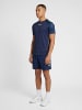 Hummel T-Shirt Hmlblaze Herren in MARINE/SHADOW LIME