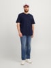 JACK & JONES PLUS T-shirt in Navy Blazer
